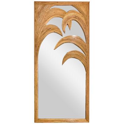 Italian Palm Design Bamboo Mirrors