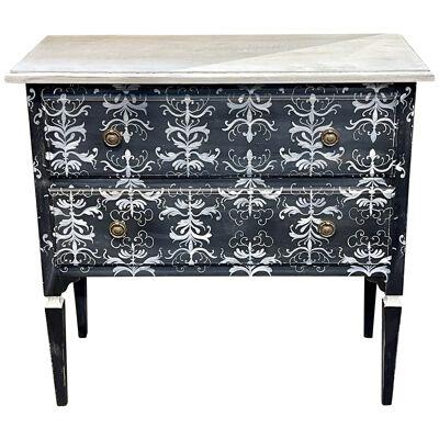 Italian hand Painted Side Table
