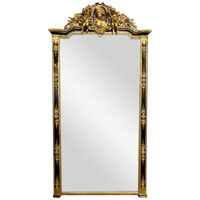 French Napoleon III Mirror