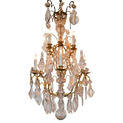 19th Century, French Louis XV Chandelier