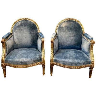 Pair of French Louis XVI Chairs
