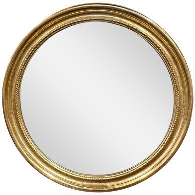 French Louis Philippe Round Mirror