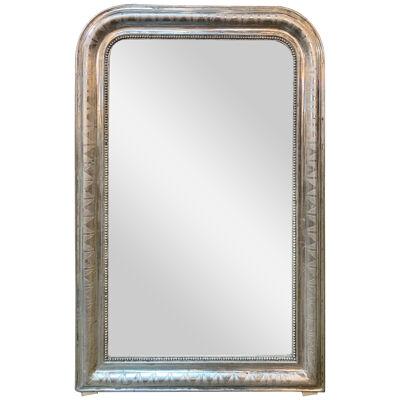 19th Century Silver Louis Philippe Mirror