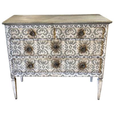 Vintage Italian Painted Chest from Florence
