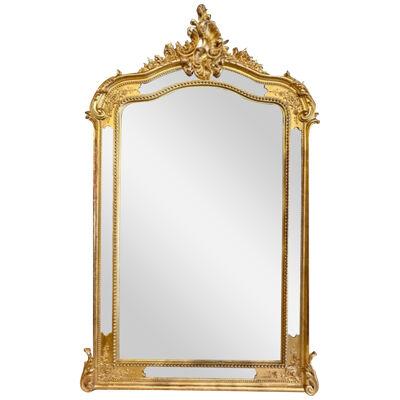 French Louis XV Gilded Mirror