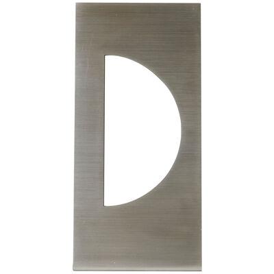 Gabriella Crespi for Christian Dior brushed steel picture frame 1970