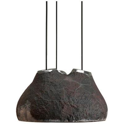 Crust Flattened Pendant Lamp by Makhno