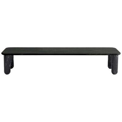 Large Black Wood and Black Marble Sunday Coffee Table, Jean-Baptiste Souletie