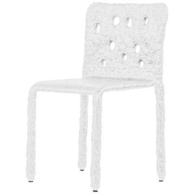 White Sculpted Contemporary Chair by FAINA
