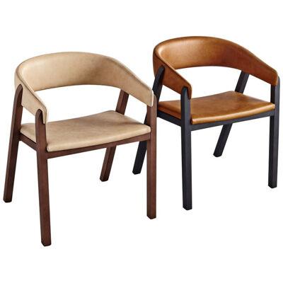 Set of 2 Oslo Chairs, Brown by Pepe Albargues