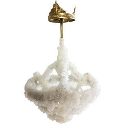 Small Overgrown Unique Crystal Chandelier by Mark Sturkenboom
