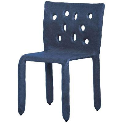 Blue Sculpted Contemporary Chair by FAINA