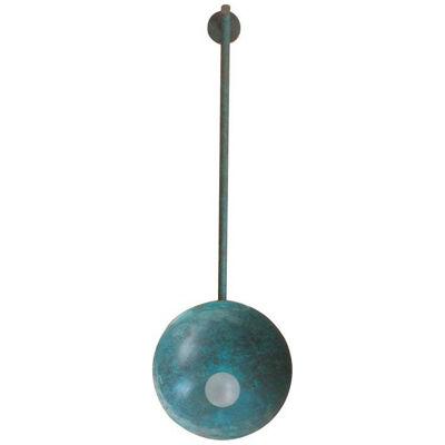 Oyster Brass Turquoise Sconce, Carla Baz