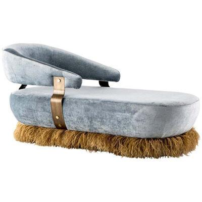 Large Ostrich Fluff Daybed by Egg Designs