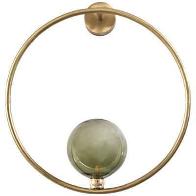 Gaia Green Sconce by Emilie Lemardeley