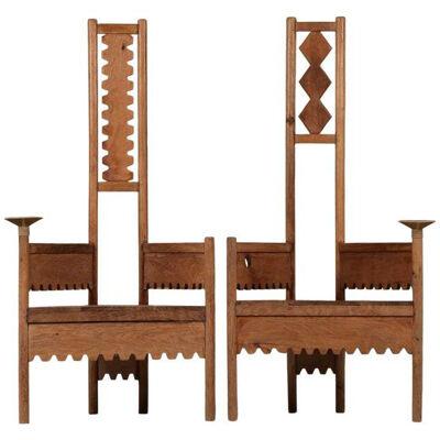 Toribio & Alcira Throne Chairs by Christian Mohaded