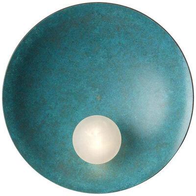 Oyster Wall-Ceiling Mounted Verdigris, Carla Baz