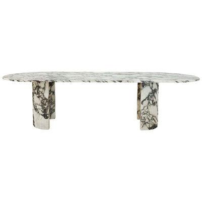 Sculpted Brescia Marble Table by Oraham Chakil