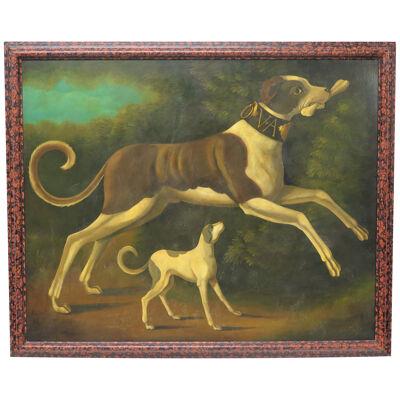 William Skilling (American, 1862-1964) Dogs with Bone Portrait / Picture  