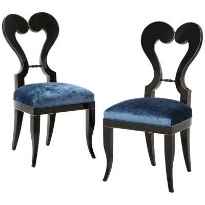 Pair of Neoclassical Style side Chairs