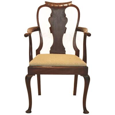 AF2-173: Late 19th Century Mahogany Queen Anne Style Child's Chair