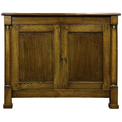AF3-164: 19TH CENTURY FRENCH EMPIRE STYLE MAHOGANY CUPBOARD