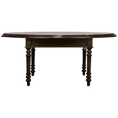 AF1-257: EARLY 19TH CENTURY ANGLO INDIAN MAHOGANY OVAL TABLE