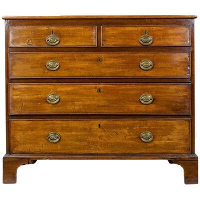 AF4-370: LATE 18TH CENTURY GEORGE III MAHOGANY BACHELORS CHEST