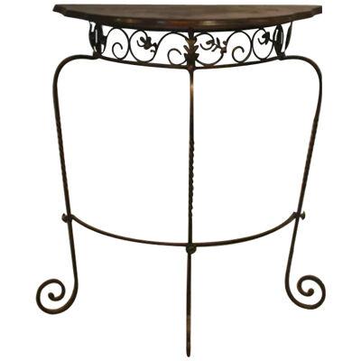 AF1-191: Late 20th Century Iron Console Table