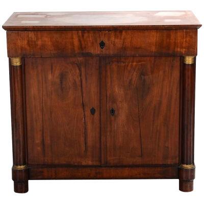 AF3-182: EARLY 19TH CENTURY FRENCH EMPIRE MAHOGANY BUFFET