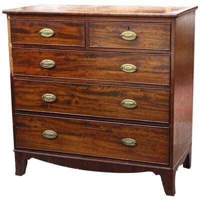 AF4-122: EARLY 19TH CENTURY AMERICAN FEDERAL CHEST OF DRAWERS