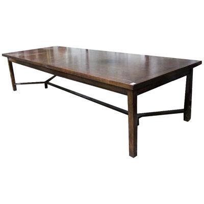 AF1-240: LARGE CONTEMPORARY OAK DINING / WORK / CONFERENCE TABLE