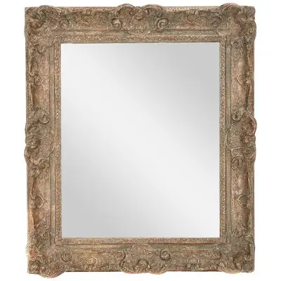 AF7-110: Late 19th Century Continental Carved Giltwood Mirror