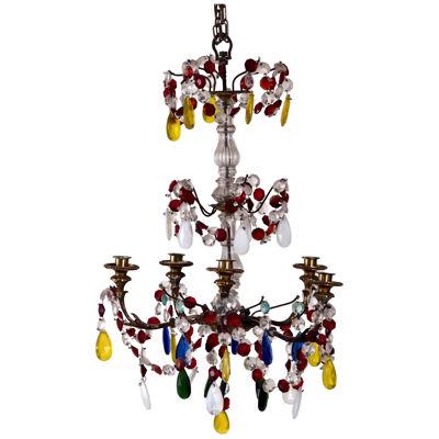 Charming and rare French chandelier, 19th C.