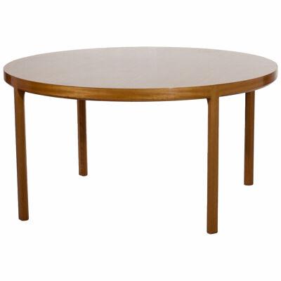 Extremely fine and large round dining table, 1960’s.
