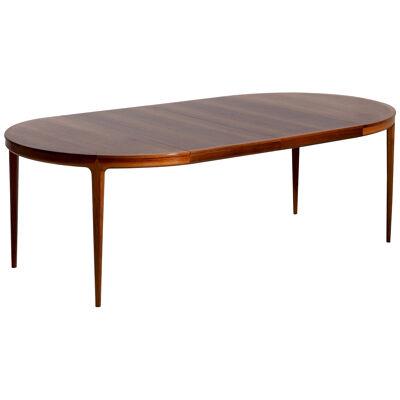 Exceptional extension table by Bertil Fridhagen, 1959.