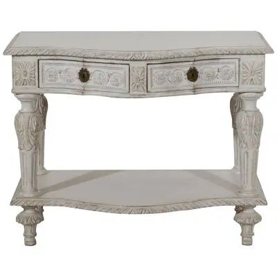 Rare richly carved console table, circa 100 years old