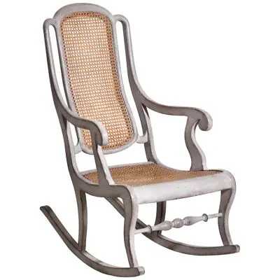 Scandinavian rocking chair, 19th C.
