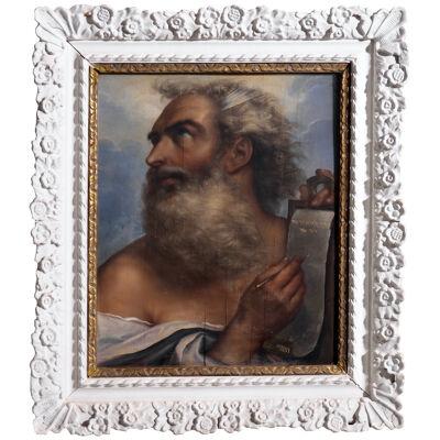 Old master Italian painting, oil on wood, probably Venetian, circa 1.600 - 1.500