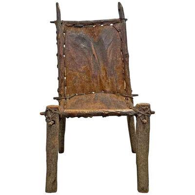 Sculptural Early 20th Century Ethiopian Chair