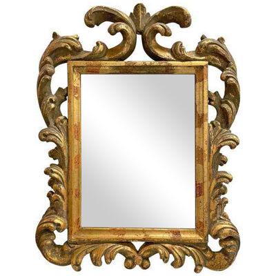Elaborate 20th Century Gold Leaf Framed Mirror