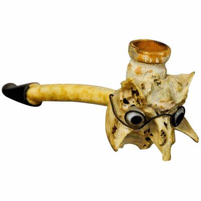 Small Freaky Pipe Made of Chicken Bones, ca. 1900