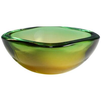 Gino Cenedese attr. Sommerso Glass Bowl ca. 1960