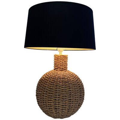 Rope Table Lamp in the Style of Audoux Minet