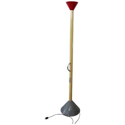 Modern Colored Steel Callimaco Floor Lamp by Sottsass for Artemide 1980s
