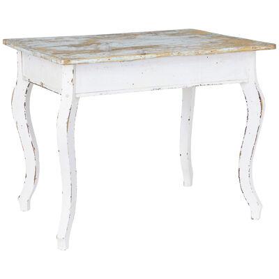 SCANDINAVIAN PAINTED PINE OCCASIONAL TABLE