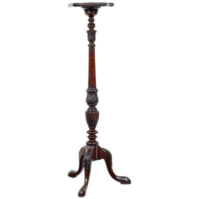 EARLY 20TH CENTURY CARVED MAHOGANY STAND
