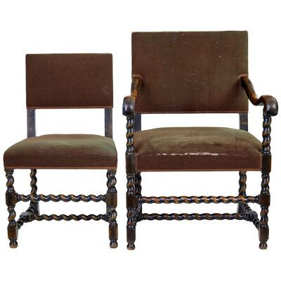 2 MID 20TH CENTURY CHAIRS BY OTTO SCHULZ FOR BOET