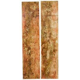 PAIR OF FRENCH 1950’S ABSTRACT ACRYLIC PANELS