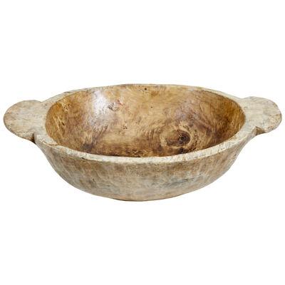 EARLY 20TH CENTURY LARGE WOODEN BOWL